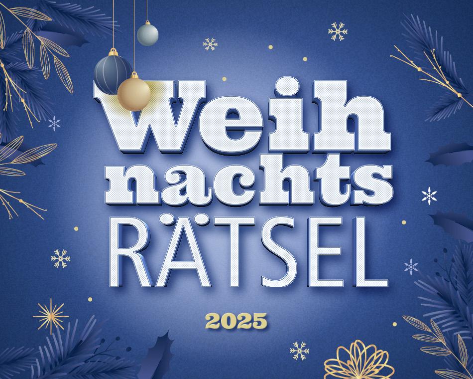 Weihnachtsrätsel 2025 Grafik